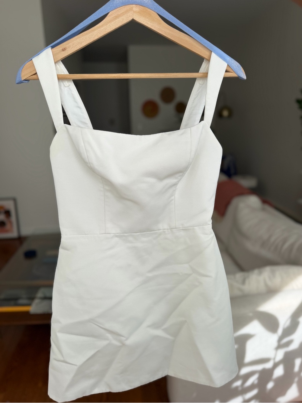 Jenny Yoo Camille Little White Dress - Wedding Dress - LWD - Picture 8 of 9